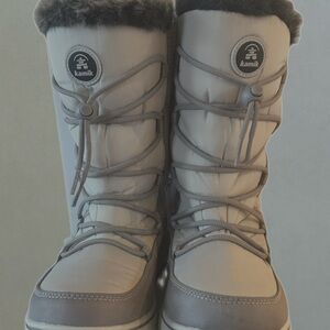 Kamik Girls Hopper Boots-  Light Gray Winter Boots